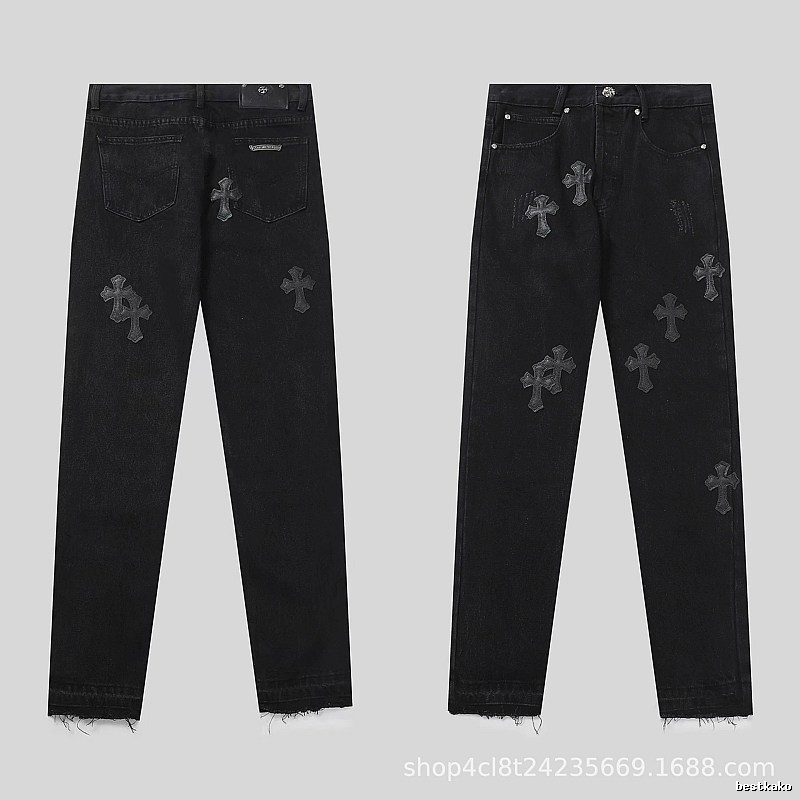 Chrome Hearts Weekend Graphic jeans Light Denim Jeans for Seasonal Looks