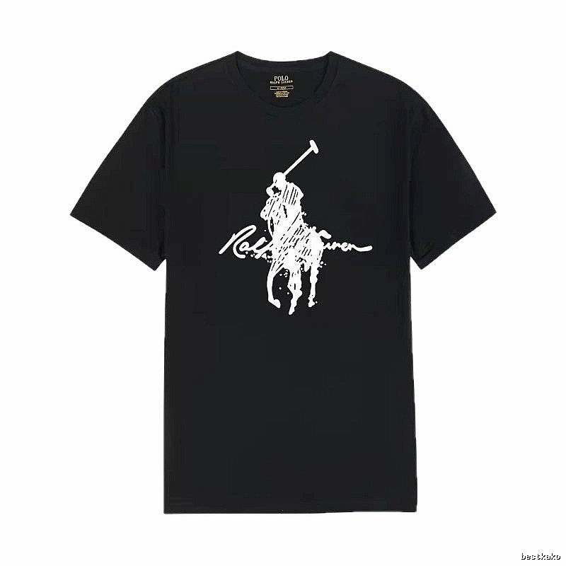 Classic style black T-shirt of Ralph Lauren