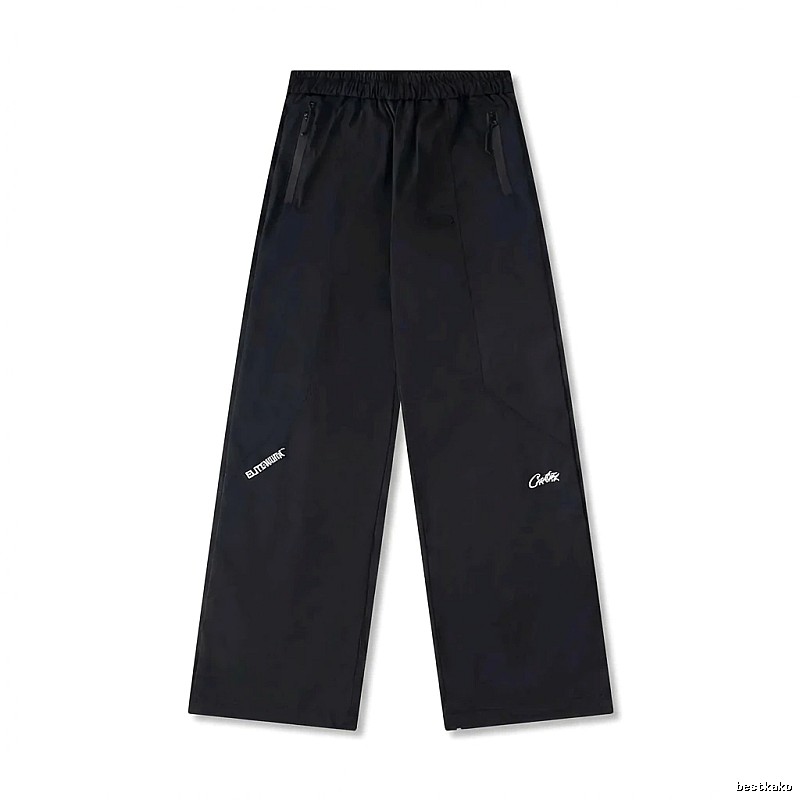 Corteiz Elite Series Trendy and Cool Style Black Long Pants
