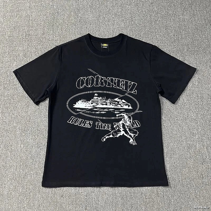 Corteiz Lightweight Logo T-shirt Black Corteiz for Trend Styling