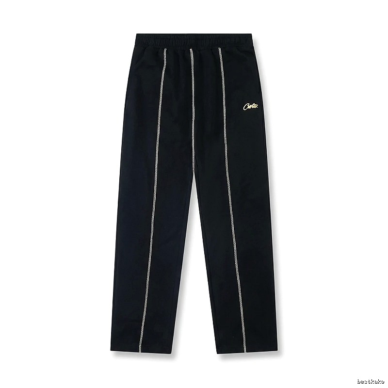 Corteiz minimalist style black trousers