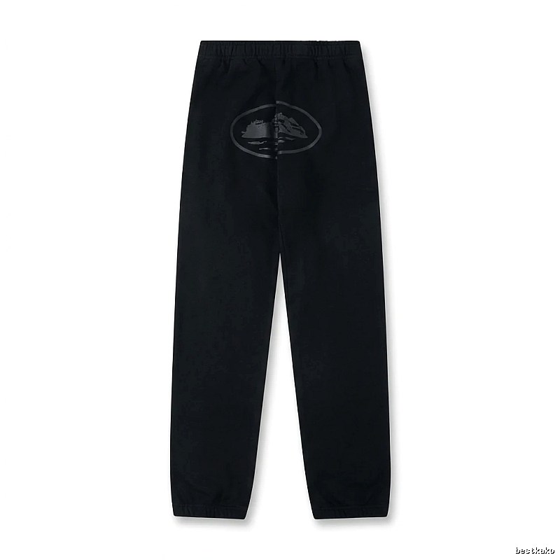 Corteiz Printed Casual Black Pants