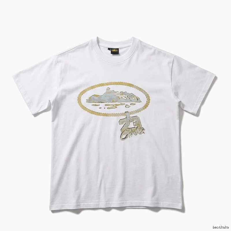 Corteiz Printed Trendy White T-shirt