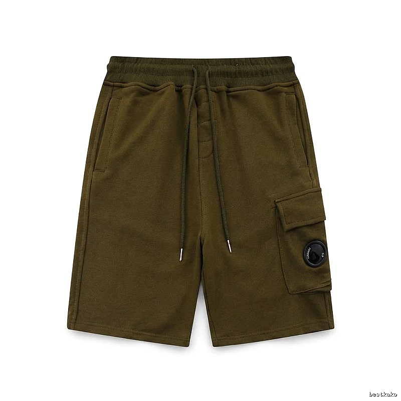 C.P. Company olive work-style shorts