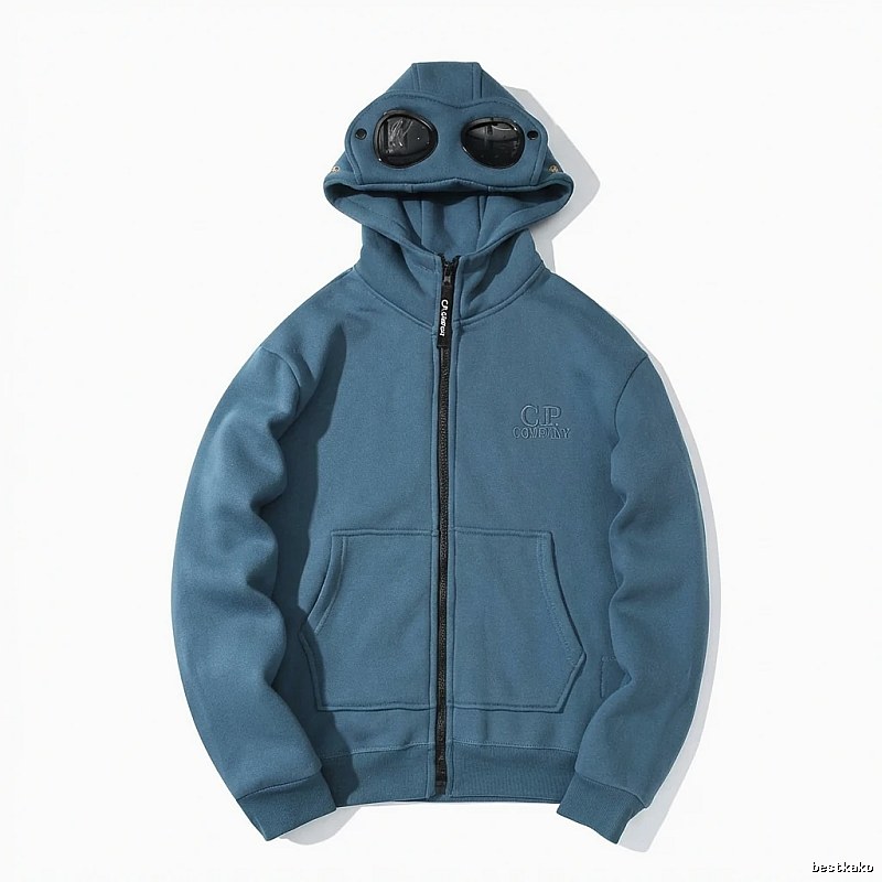 C.P. Workwear Style Blue Hoodie