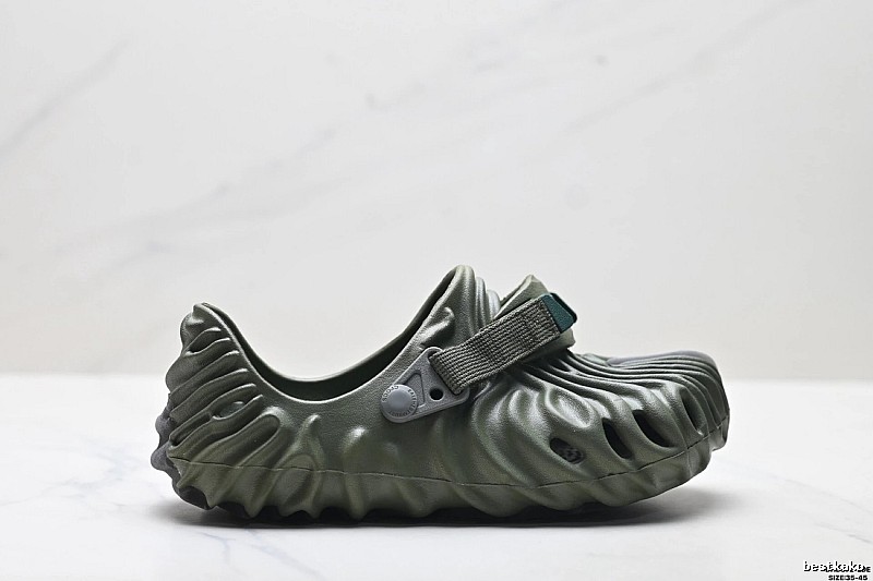 Crocs Pleated Trendy Green Shoes