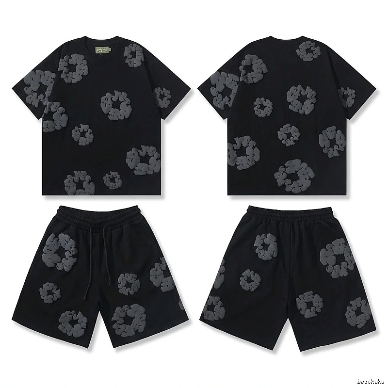 DENIM TEARS Printed Casual Black Suit