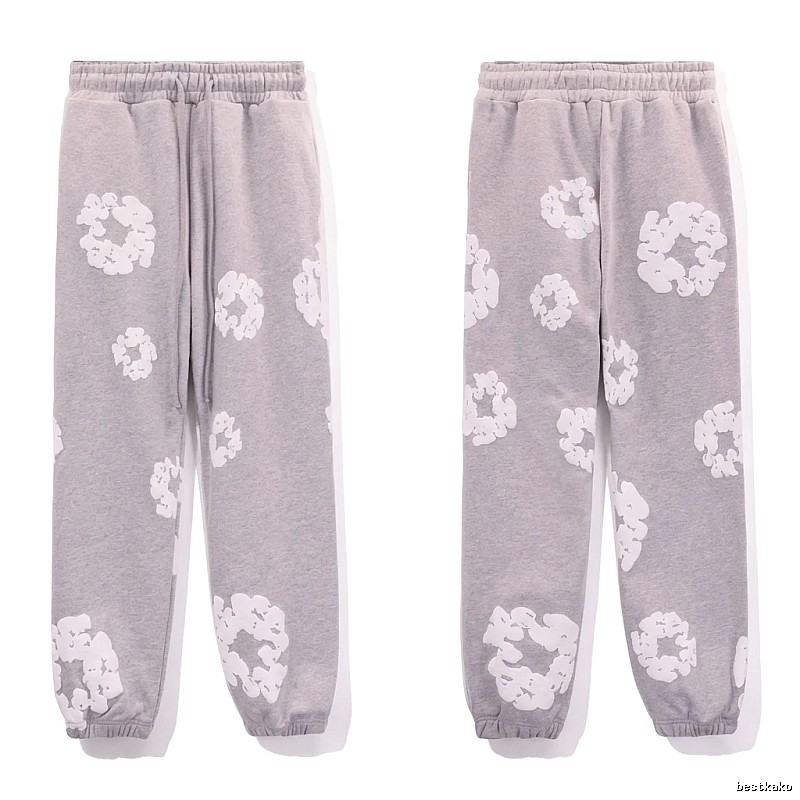DENIM TEARS Printed Casual Grey Pants