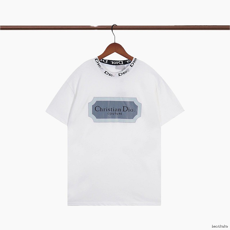 Dior Couture Minimalist Style White Short-sleeve T-shirt