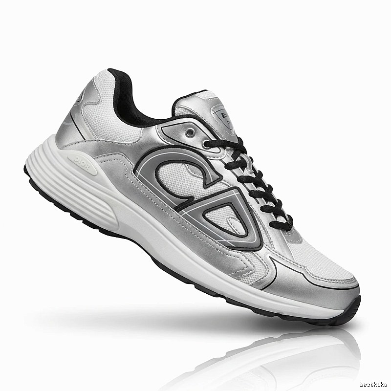 Dior silver fashionable sports shoes