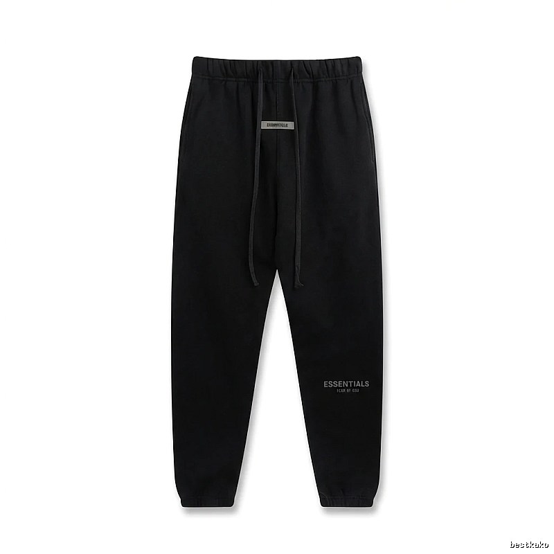 ESSENTIALS Basic Black Sweatpants