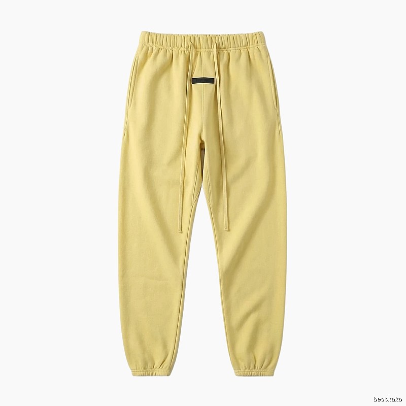ESSENTIALS Basic Casual Yellow Sweatpants