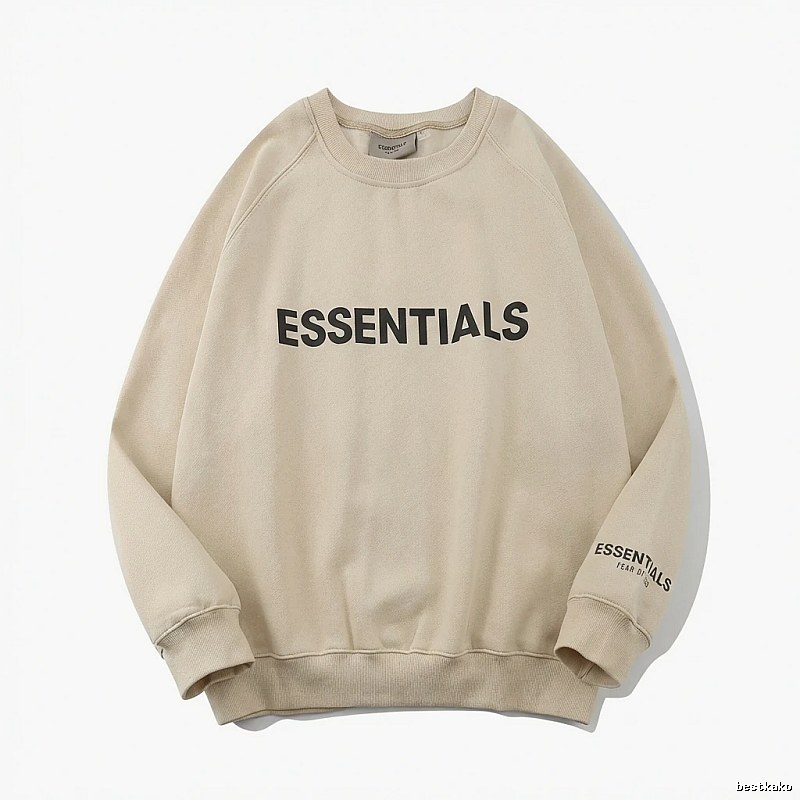 ESSENTIALS Basic Off-white Sweatshirt