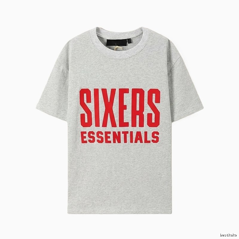 ESSENTIALS Grey Minimalist Style T-shirt