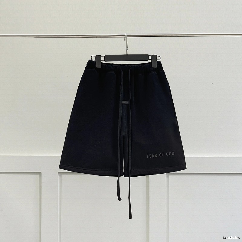 ESSENTIALS minimalist style black shorts