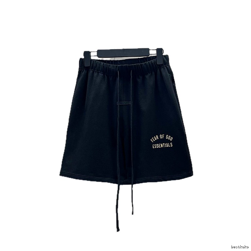 ESSENTIALS minimalist style black shorts