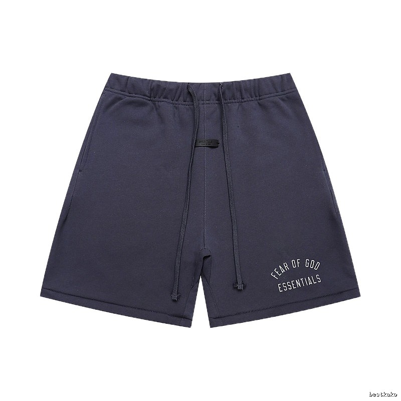 ESSENTIALS minimalist style dark gray shorts