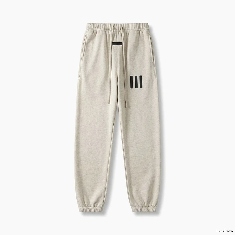 ESSENTIALS minimalist style light gray sweatpants