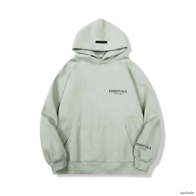 ESSENTIALS minimalist style light gray sweatshirt