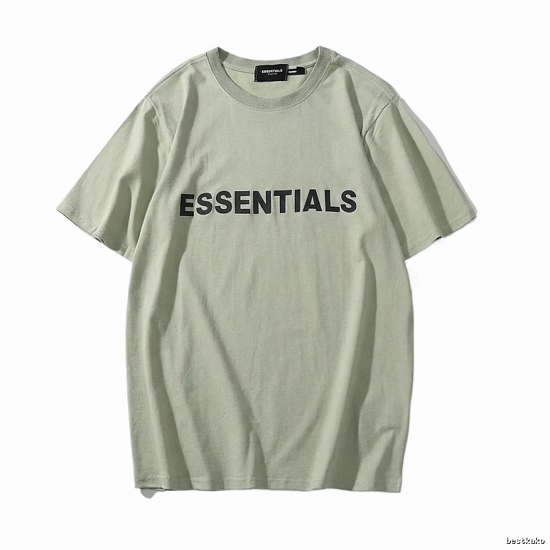 ESSENTIALS minimalist style light green T-shirt