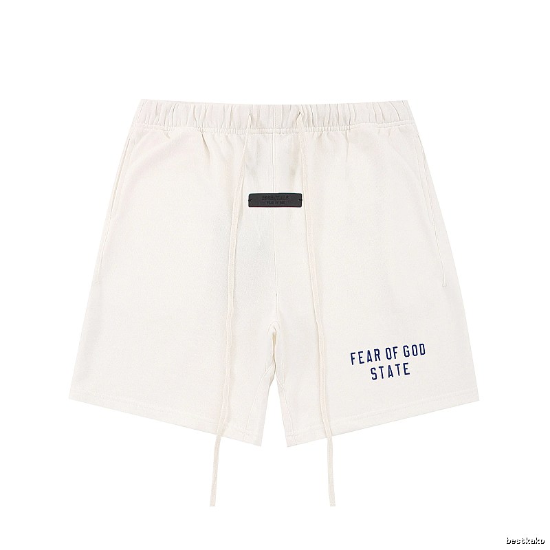 ESSENTIALS minimalist style white shorts