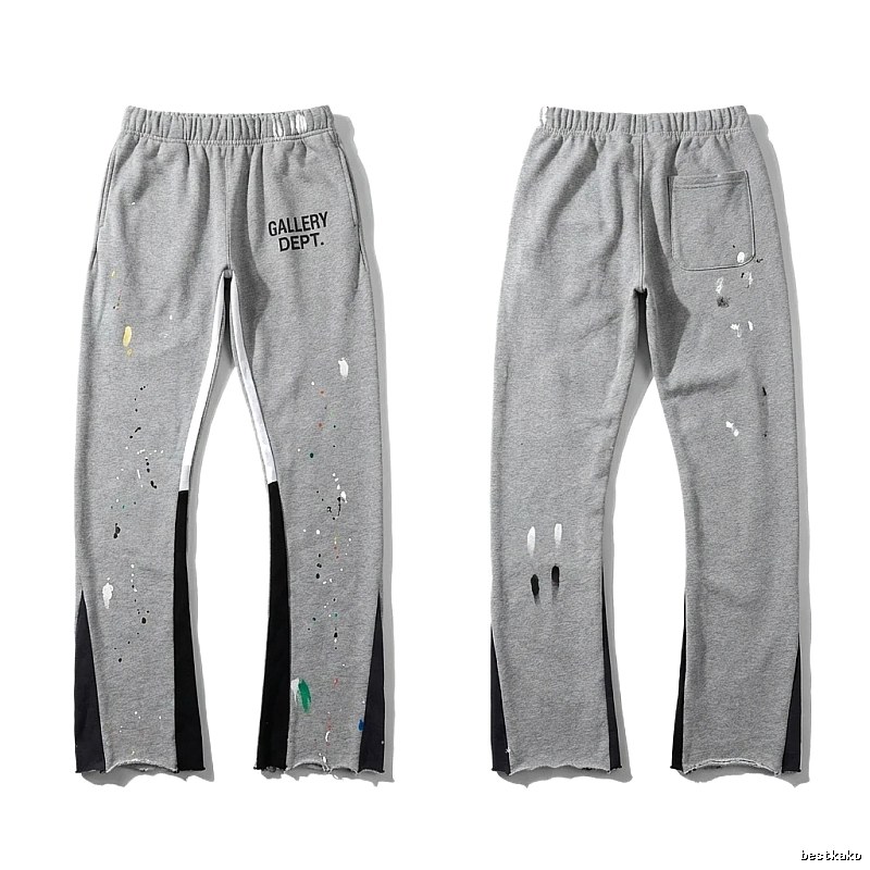 Gallery Dept. Graffiti Street Style Grey Pants