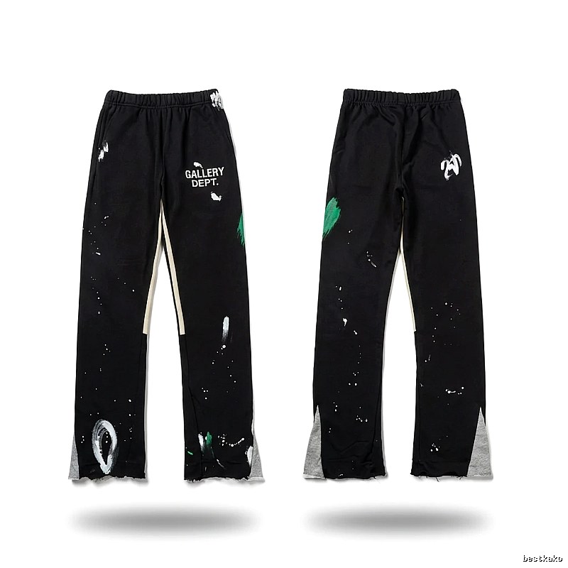 Gallery Dept Graffiti Style Black Trousers