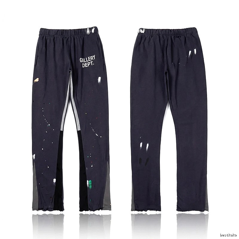 Gallery Dept Graffiti Style Black Trousers