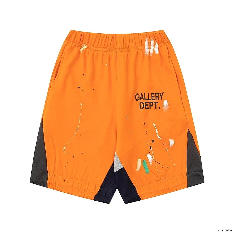 Gallery Dept Graffiti-style Orange Shorts