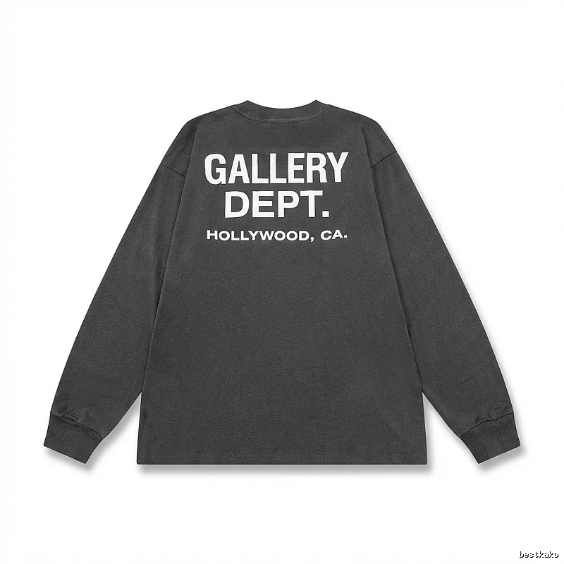 Gallery Dept. simple style black long-sleeve