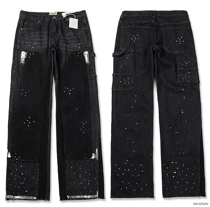 Gallery Dept. workwear style black jeans