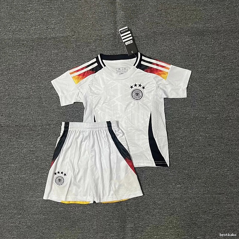 Germany Classic Soccer jersey set White Germany Football for Daily Styling