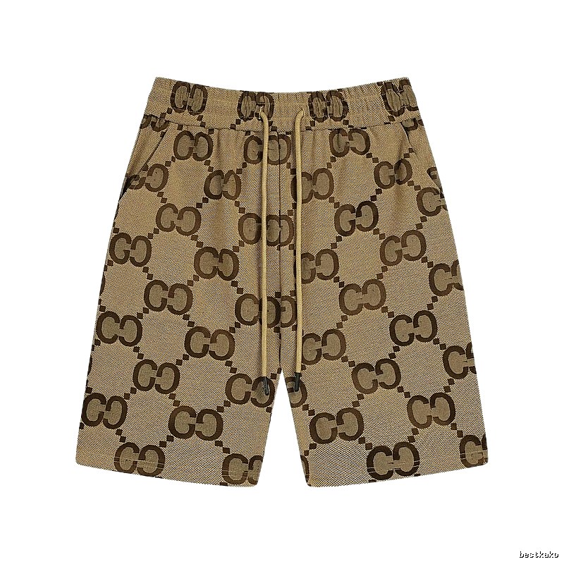 Gucci Double G Brown Retro Shorts