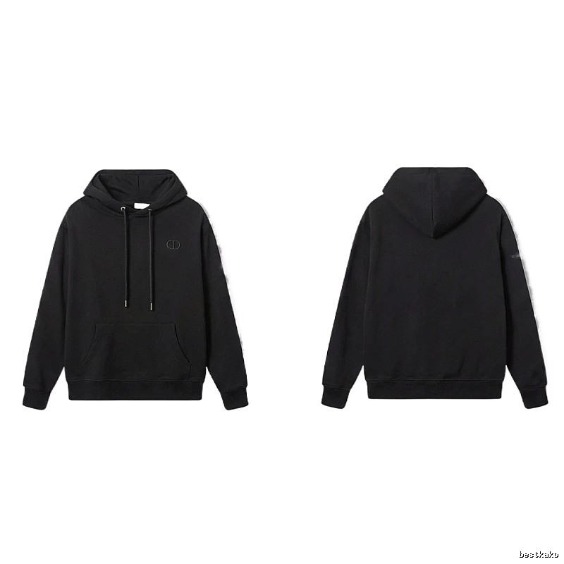 Gucci minimalist style black hoodie