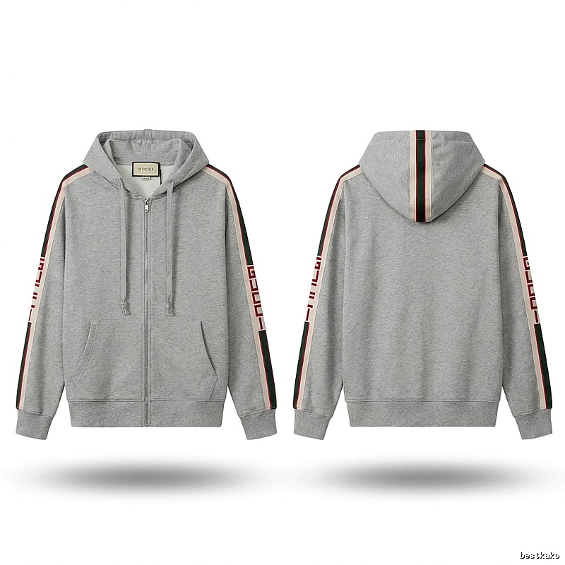 Gucci Stripe Grey Hoodie