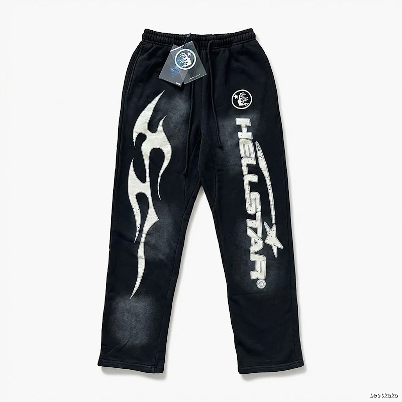 Hellstar Dark Style Black Sweatpants