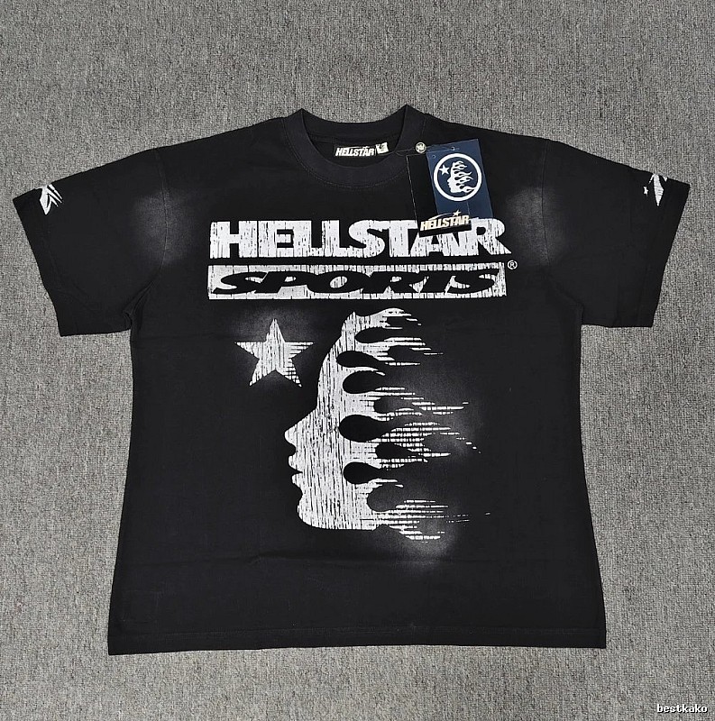 Hellstar Sports Street Style Black Short-sleeve T-shirt