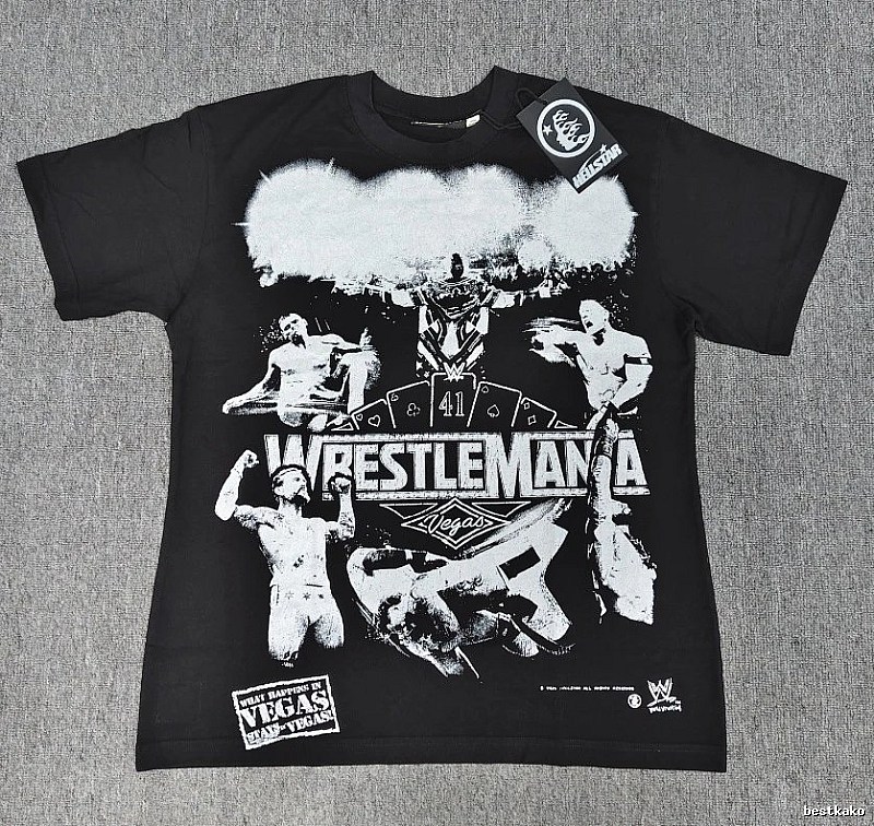 Hellstar WrestleMania Street Style Black T-Shirt