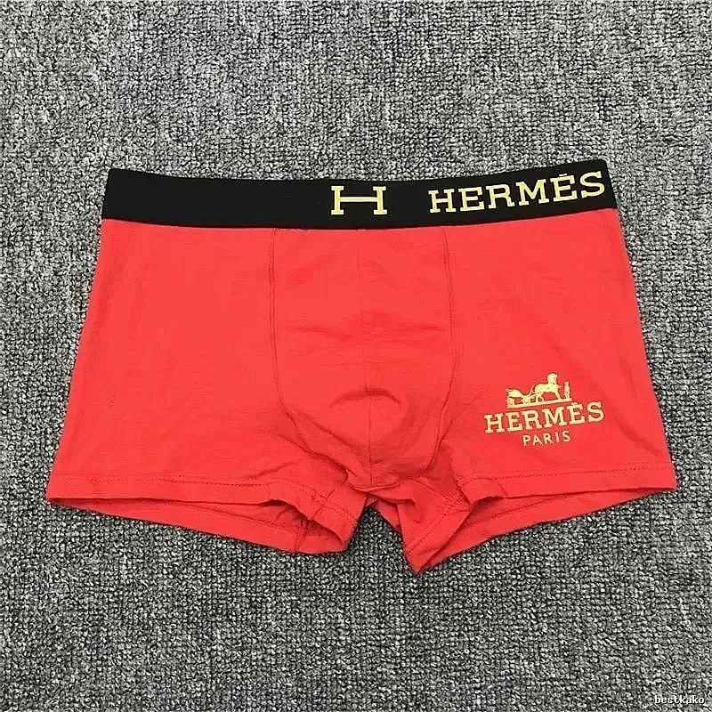 Hermes Lightweight Logo boxer briefs Black Boxer Briefs for Trend Styling
