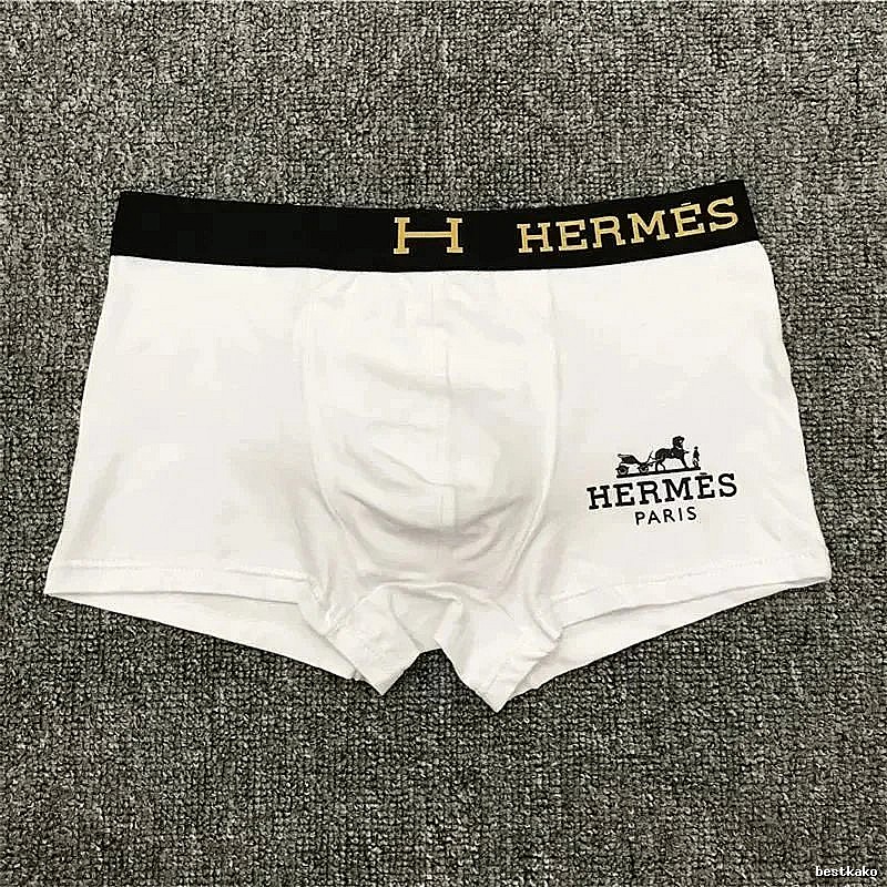 Hermes Travel Logo boxer briefs Black Boxer Briefs with Modern Look