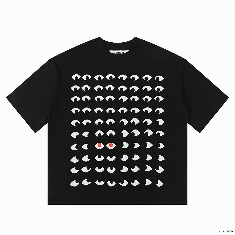 House of Errors Dark Trendy Cool Black Short-sleeve