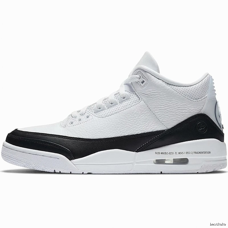 Jordan AJ3 Black and White Retro Sports Shoes