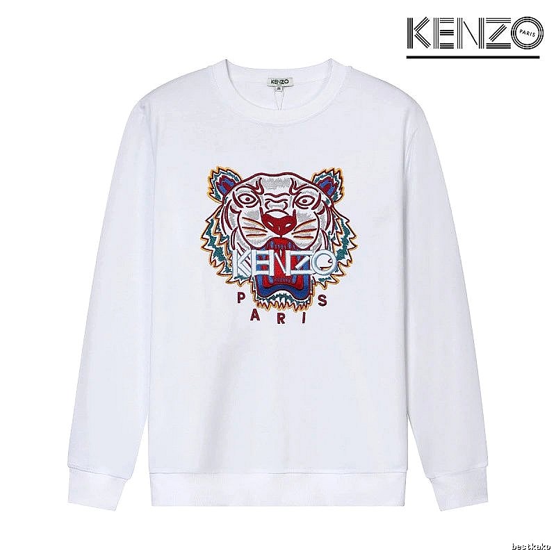 Kenzo Style Kc18 Tiger SweatShirt Clean Finish Graphic