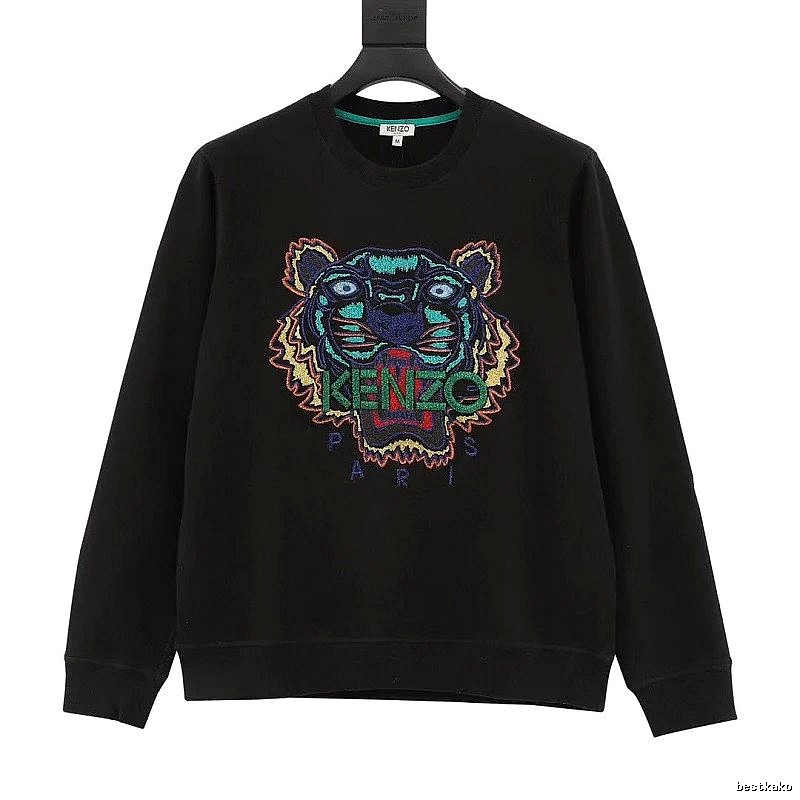 Kenzo Style Kc32 Tiger SweatShirt Campus Look Graphic