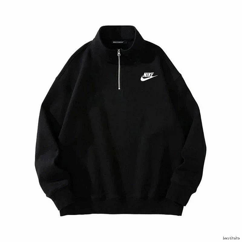 Lacoste Patterned Quarter-zip sweatshirt Black Quarter Zip with Polished Detail