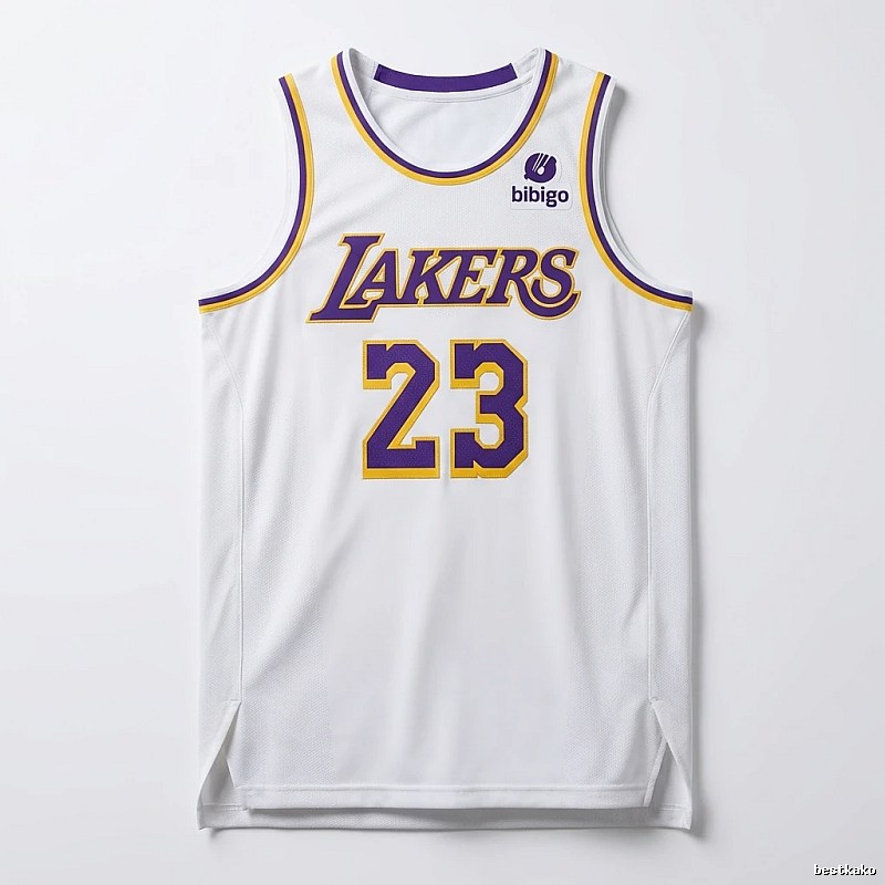 LBJ Lakers retro-style jersey