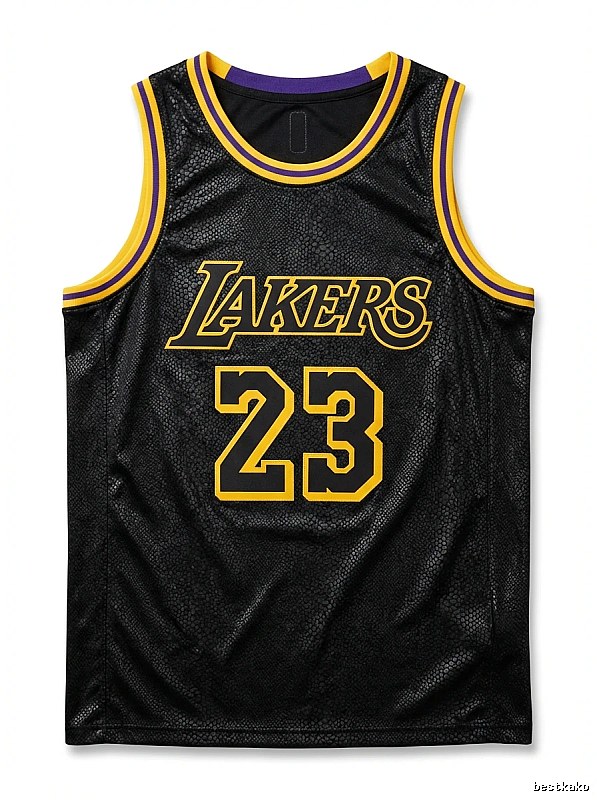 LBJ Lakers retro-style jersey