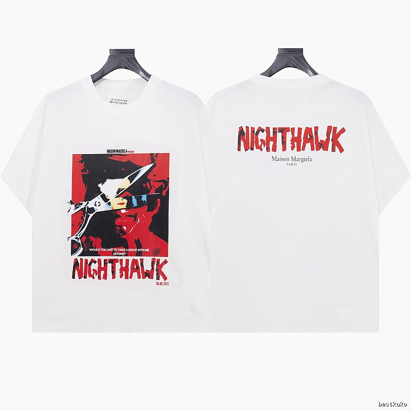 Maison Margiela Nighthawk Street Style White T-Shirt