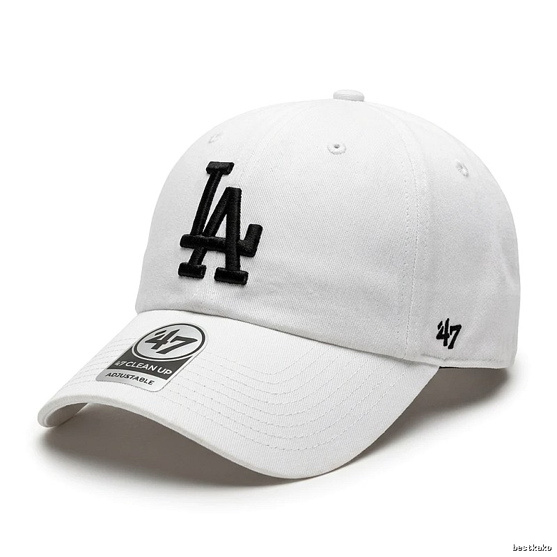 MLB baseball style white baseball cap