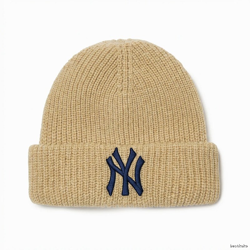 MLB classic beige knitted hat